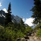 Wanderweg am Lake Louise