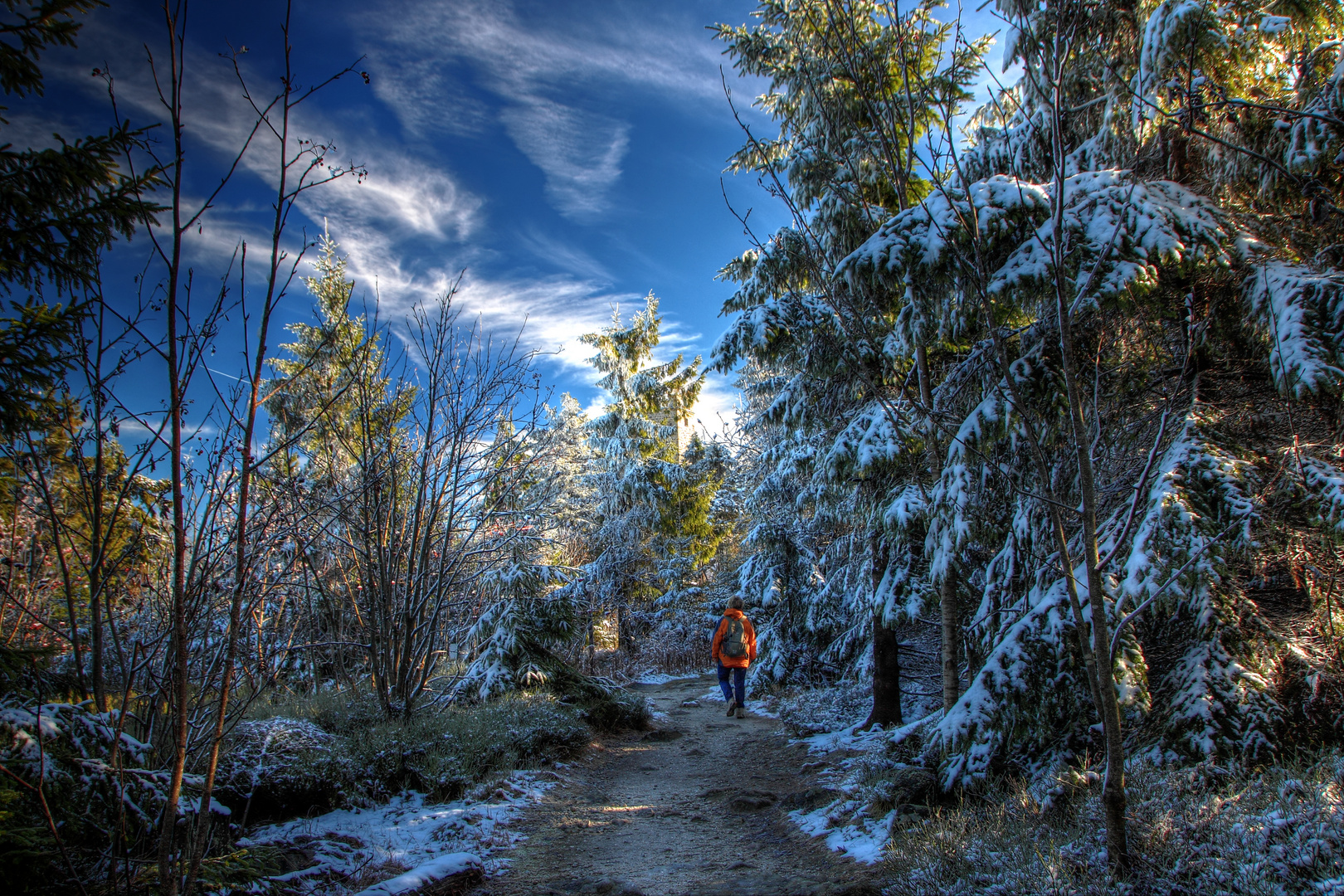 Wanderweg auf dem Ochsenkopf