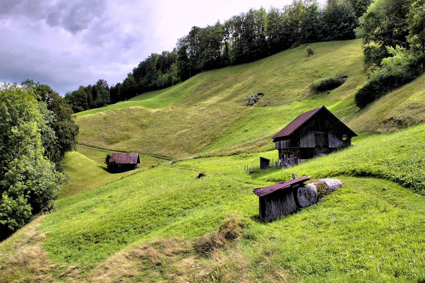 Wanderweg bei Flüeli