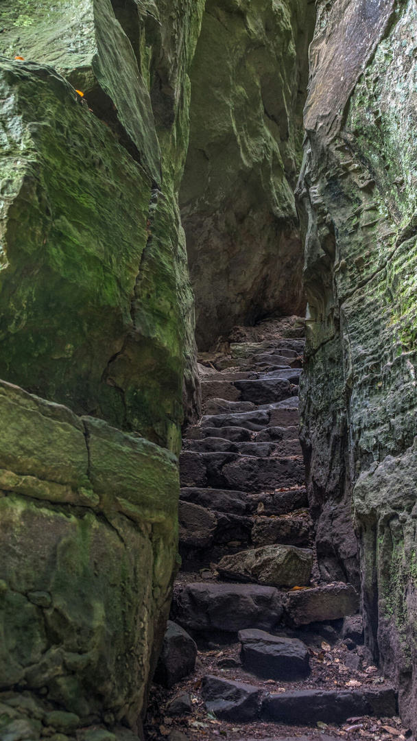 Wanderweg im Müllerthal /Luxemburg