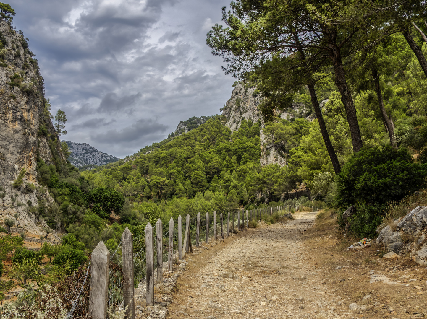 Wanderweg im Tramontanagebirge