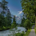 Wanderweg in Lauterbrunnen, Schweiz