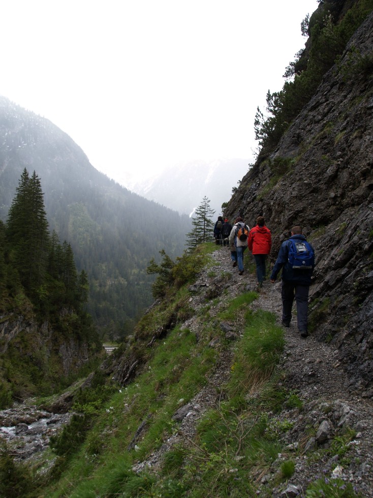 Wanderweg nach oben