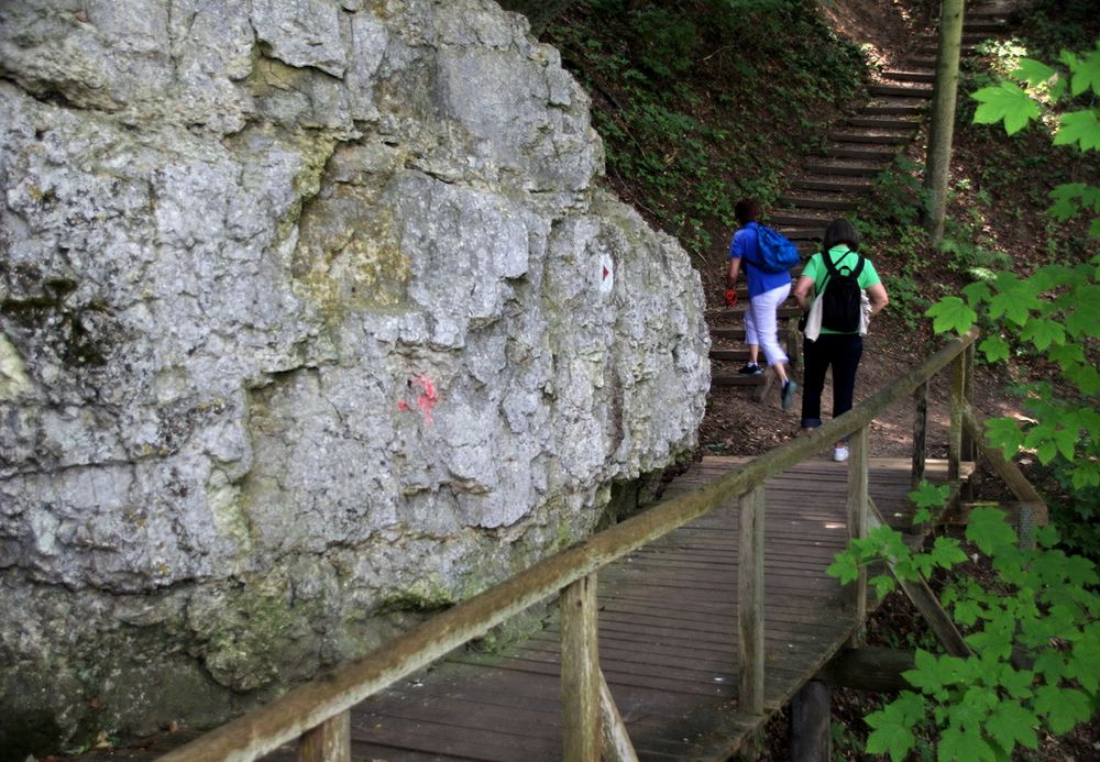 Wanderweg zu den Inzighofer Grotten