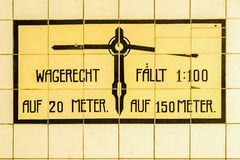 Wandkacheln im Alten Elbtunnel