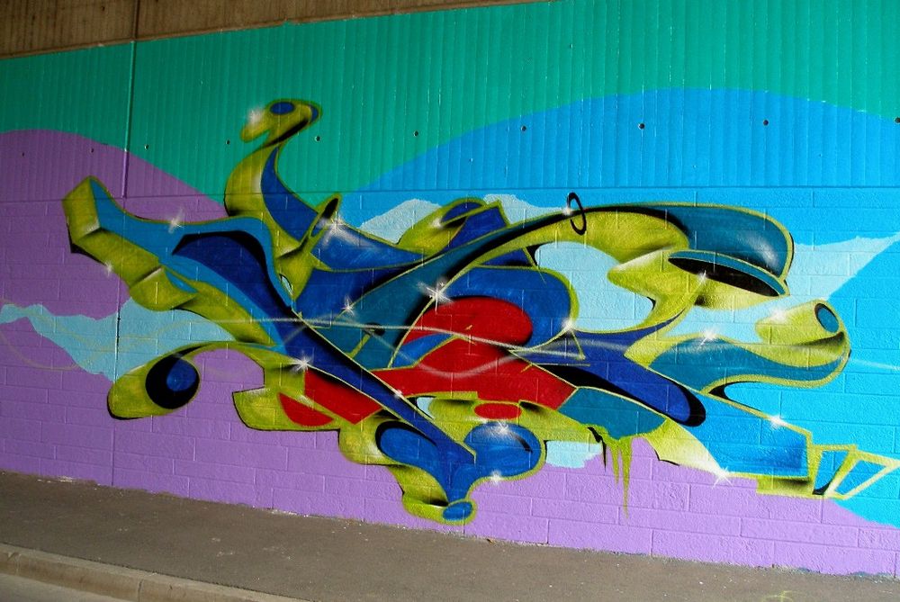 Wandmalerei - Fleherbrücke-03