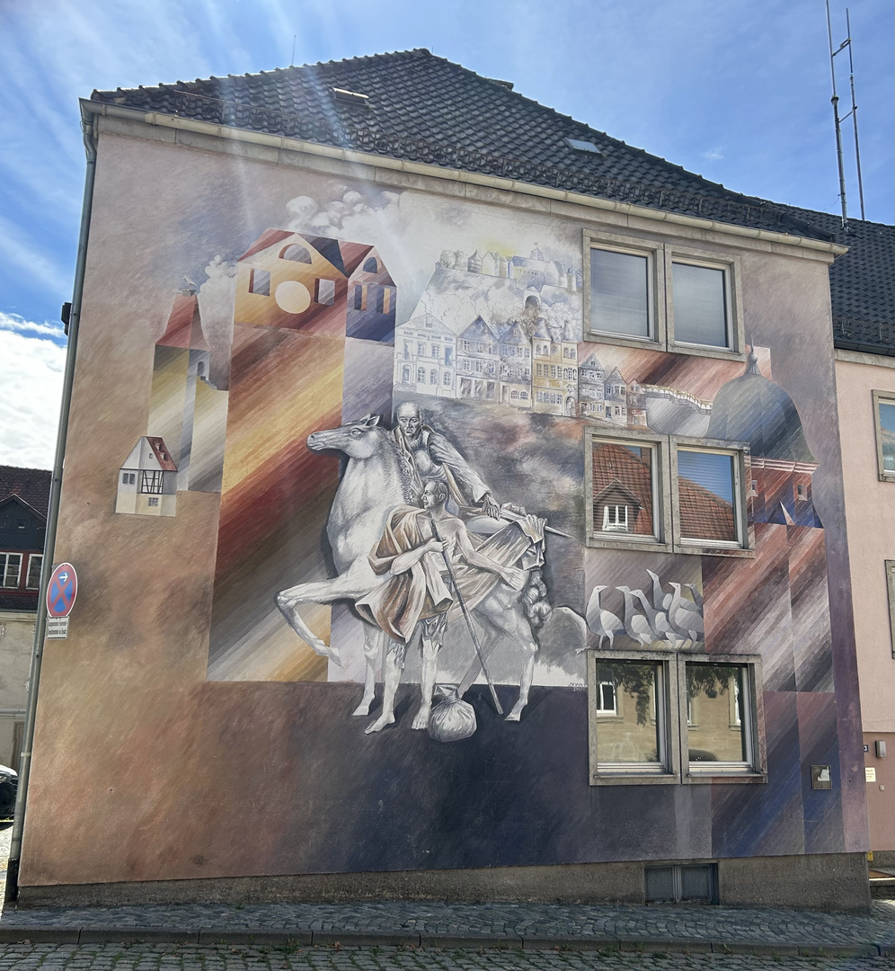 Wandmalerei in Kronach