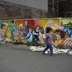 Wandmalerei Santiago de Chile