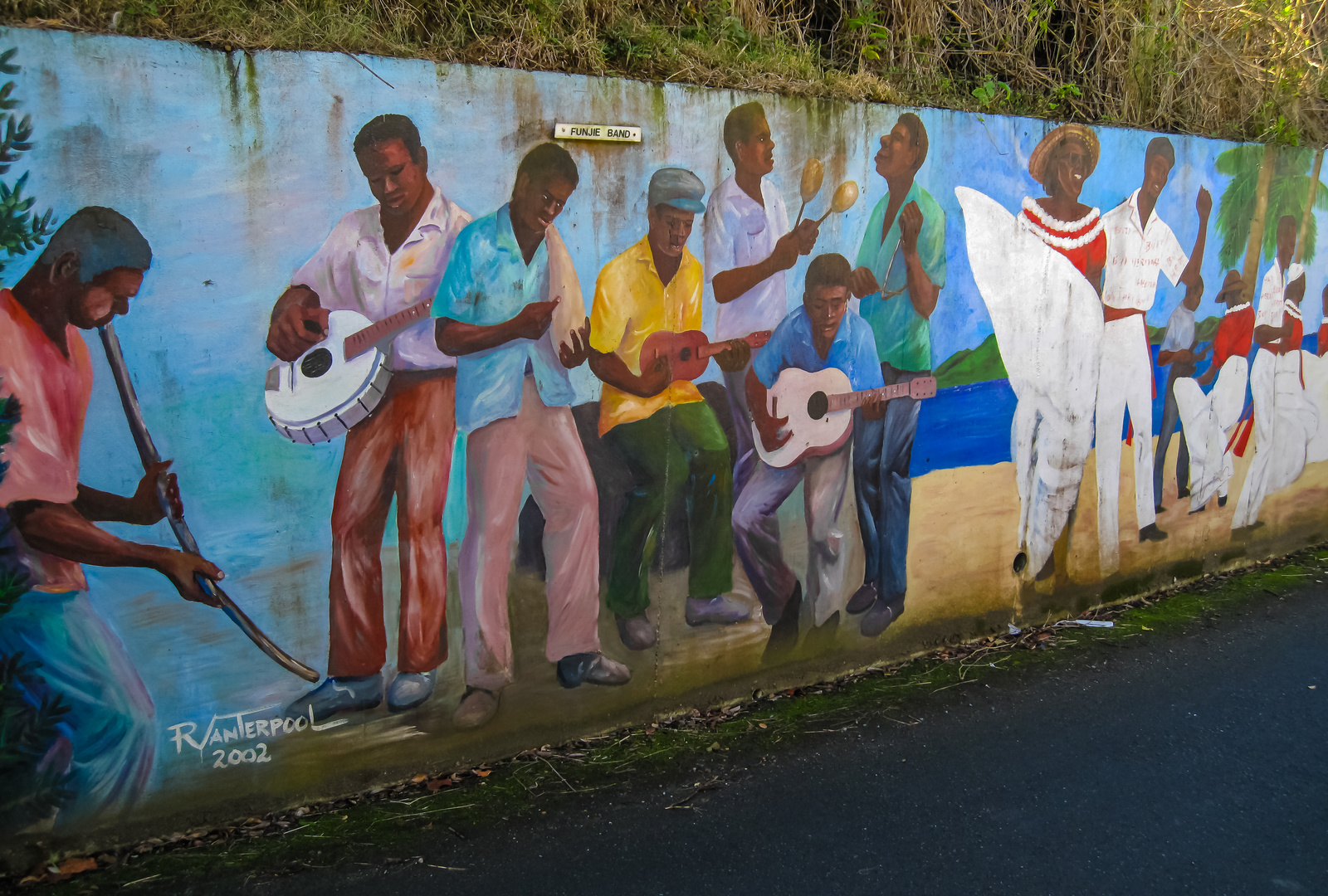 Wandmalereien auf Tortola Virgin Islands 2