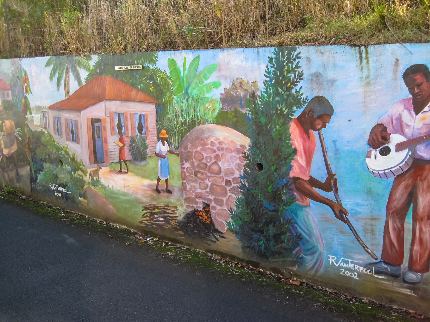Wandmalereien  auf  Tortola Virgin Islands