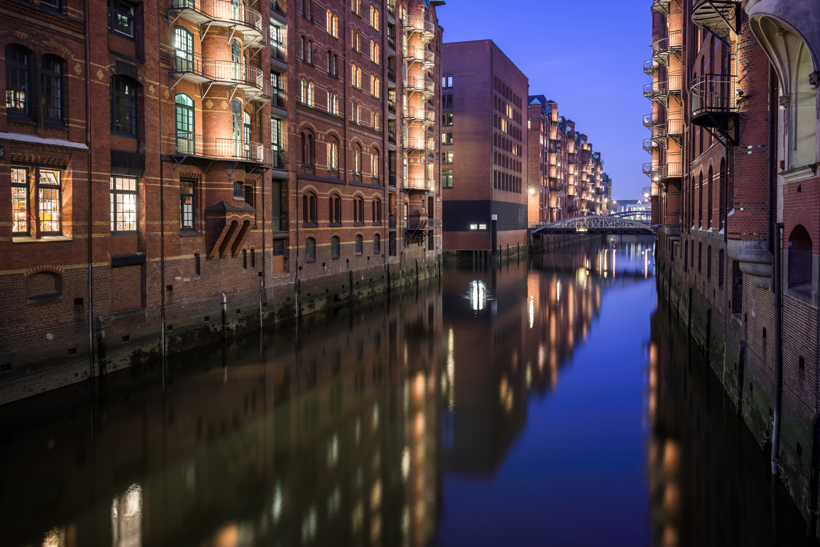 Wandrahmsfleet am Abend