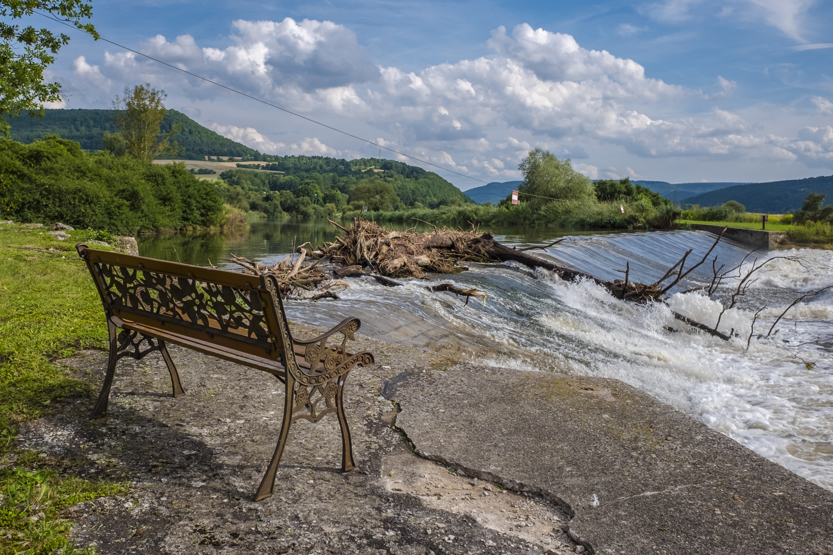 Wanfried,Werra,Wehr,Insel