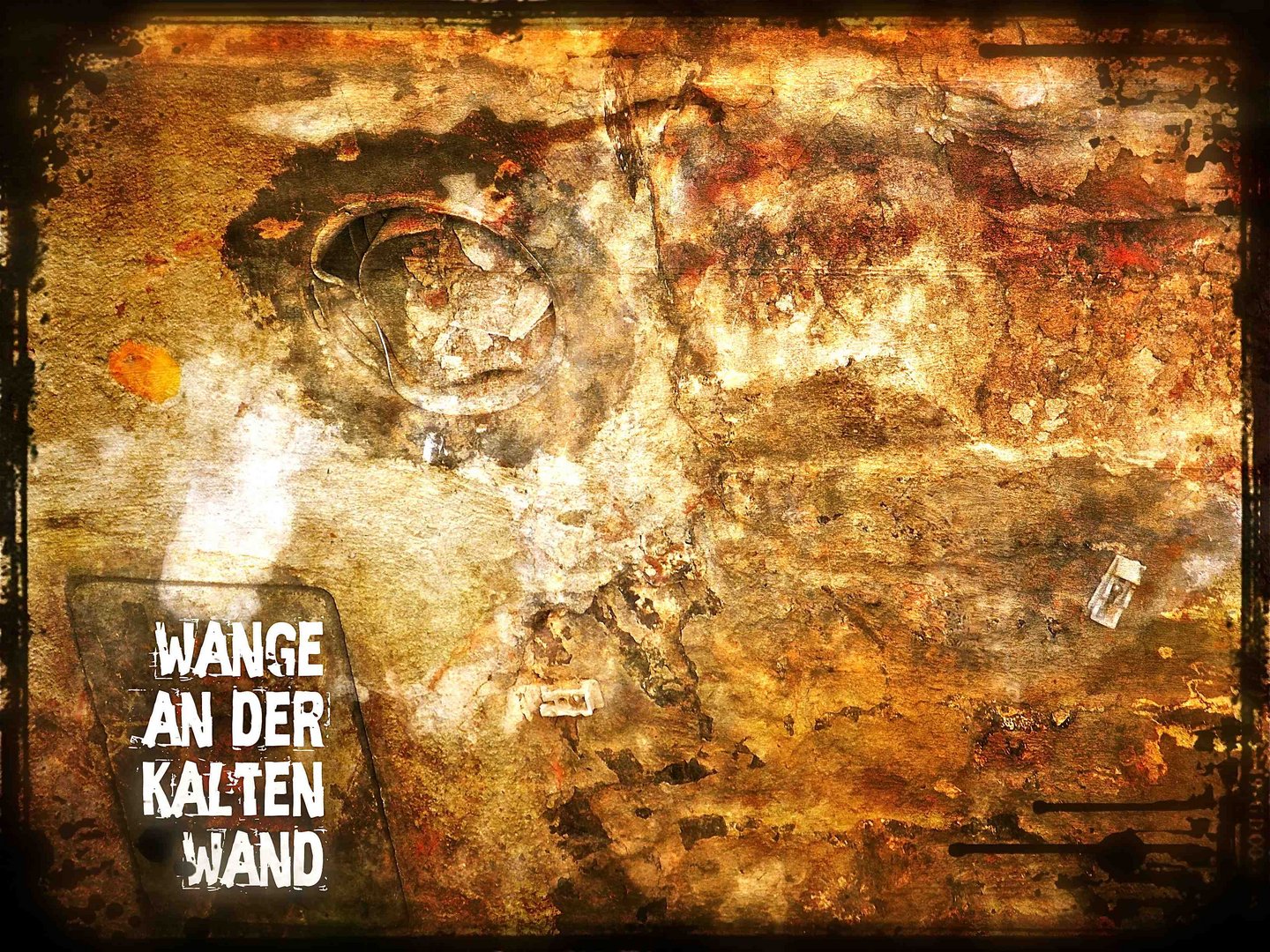 wange an der kalten wand