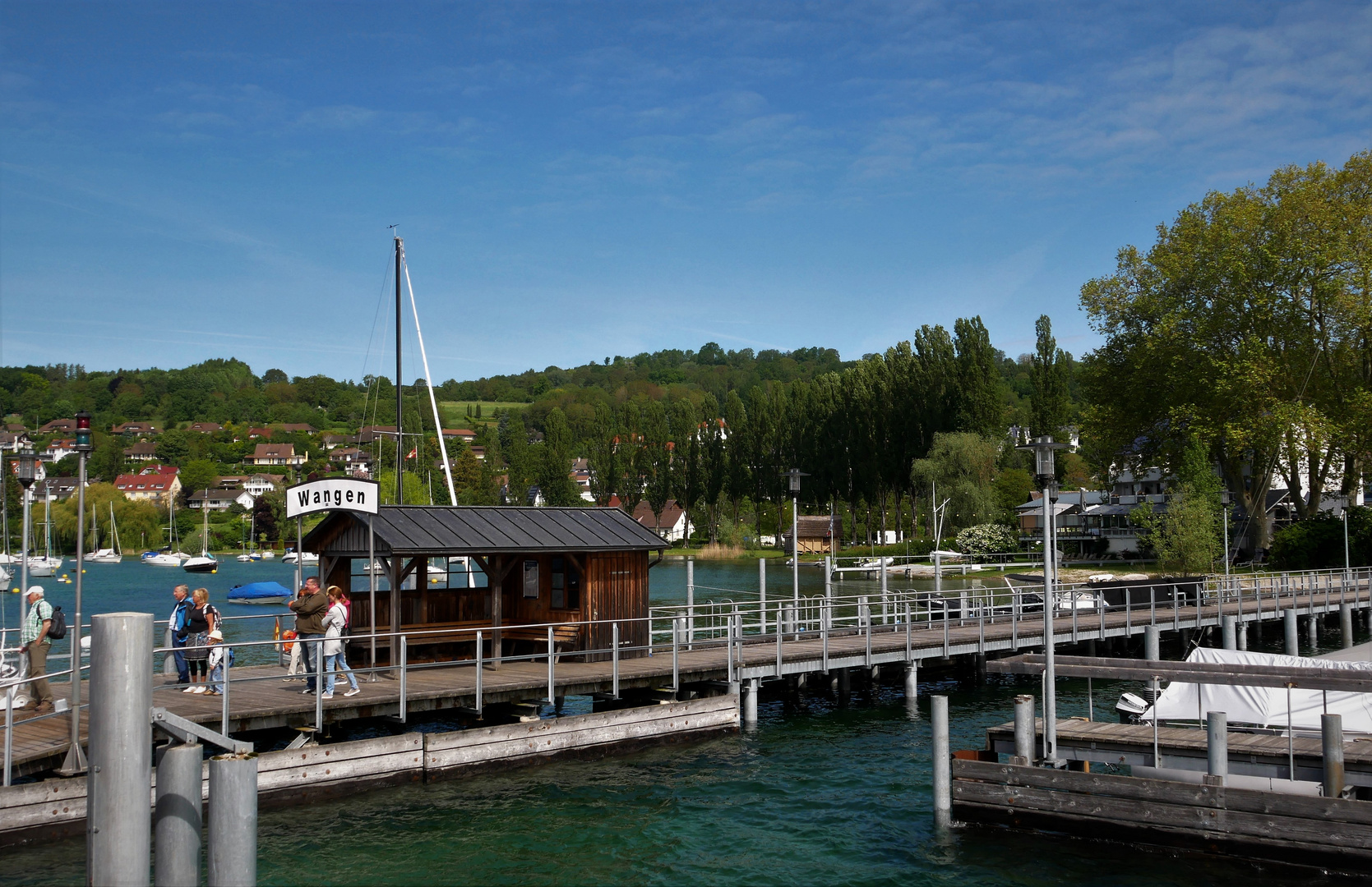 Wangen - Am Schiffsanleger