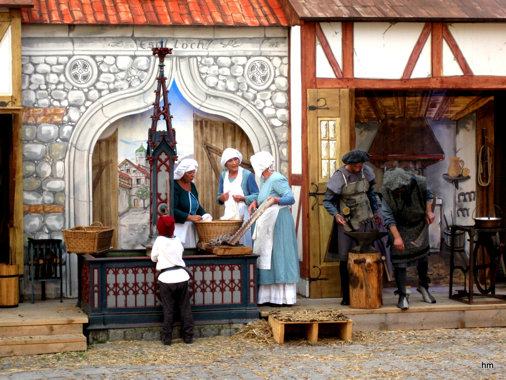 Wangener Akteure bei der "Hammerwende"