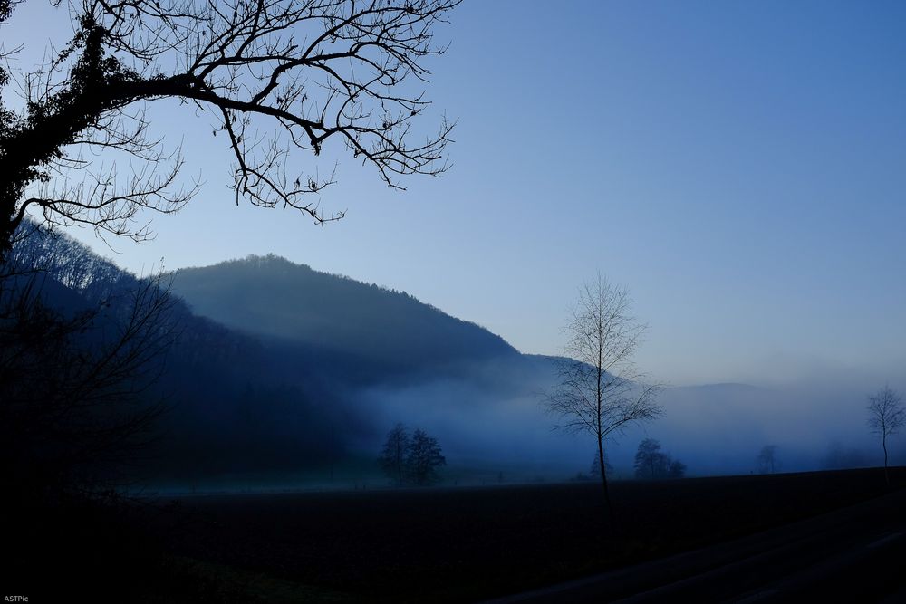 Wangental im Nebel