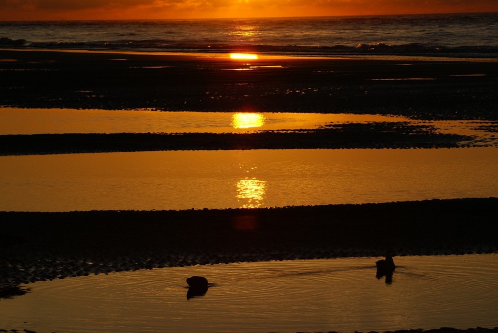 Wangerooge bei Sonnenuntergang