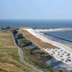 Wangerooge Fähranleger  teilweise abgedeckt durch Dünen