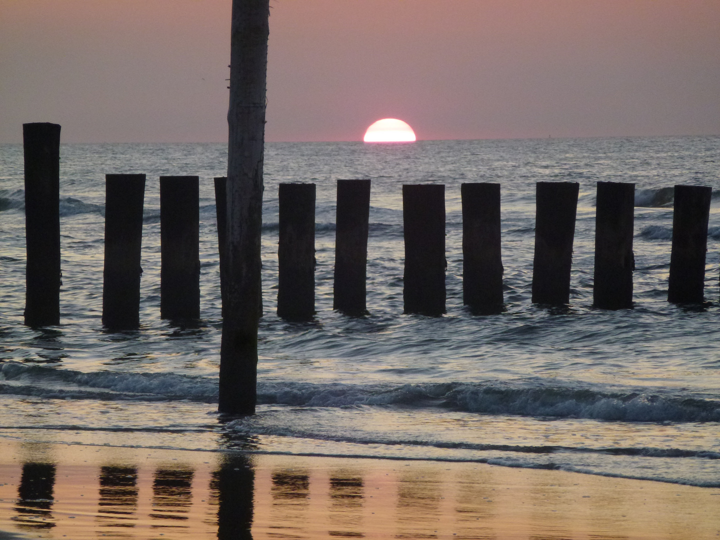 Wangerooge Sonnenuntergang im August 2018