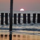 Wangerooge Sonnenuntergang im August 2018