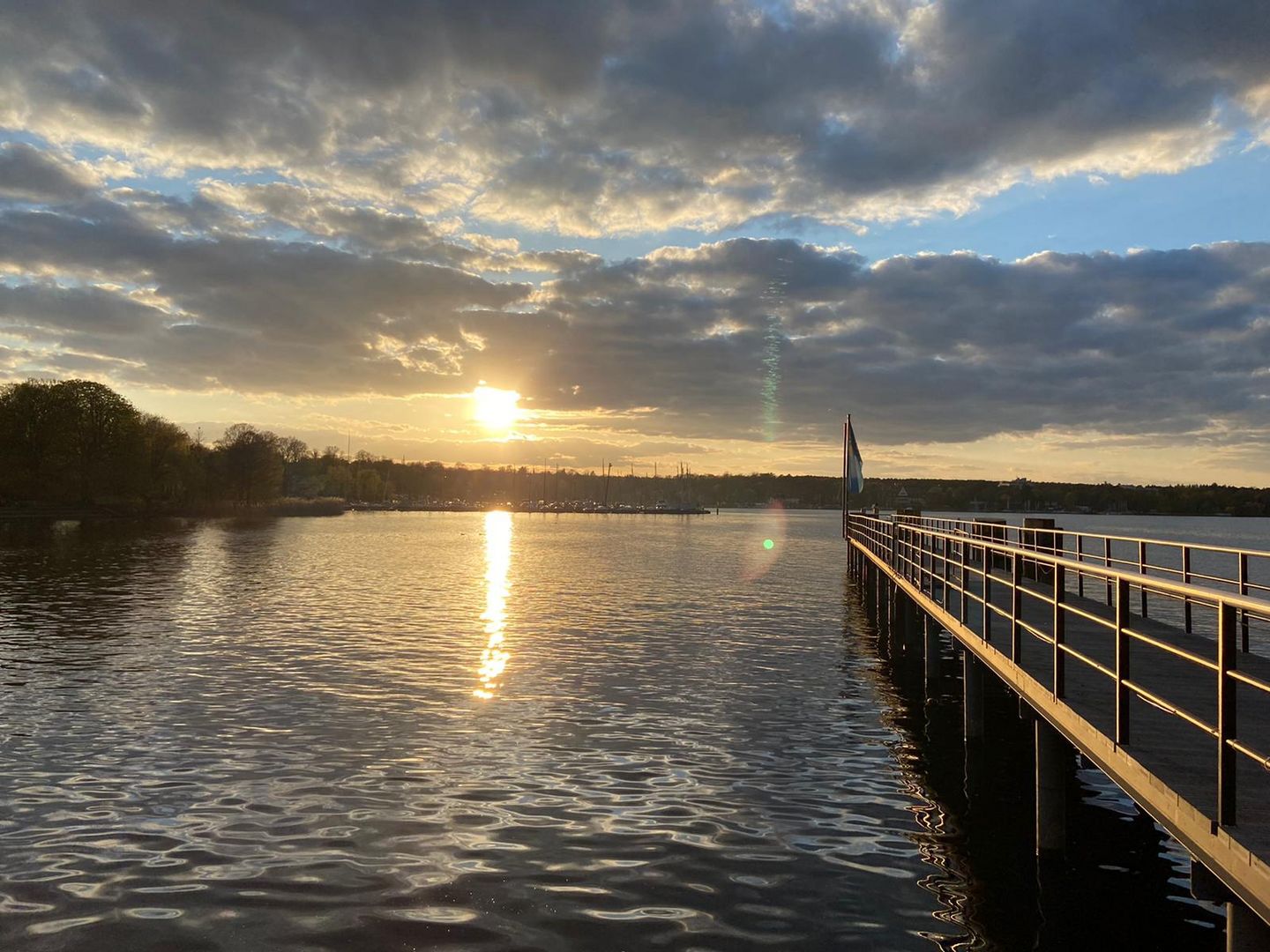 Wannsee am Abend