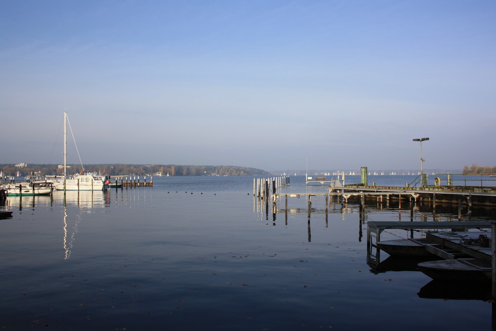 Wannsee in Herbstruhe