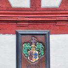 Wappen am Fachwerkhaus