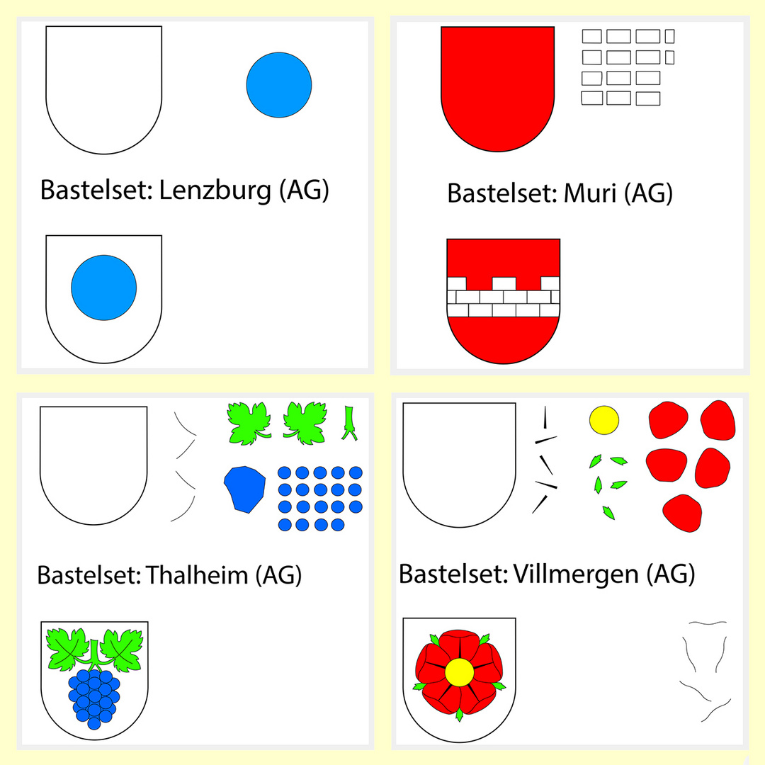 Wappen-Bastelsets