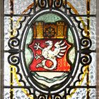 Wappen im Fenster