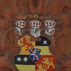 Wappen in der Burgruine Rheinfels