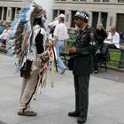 War das Pferd angeschlossen?