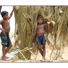 Warao-Kinder im Orinoco-Delta