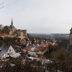 Warburg im Winter - ein Panorama aus 7 Hochkantaufnahmen