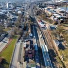 Warburger Bahnhof von oben