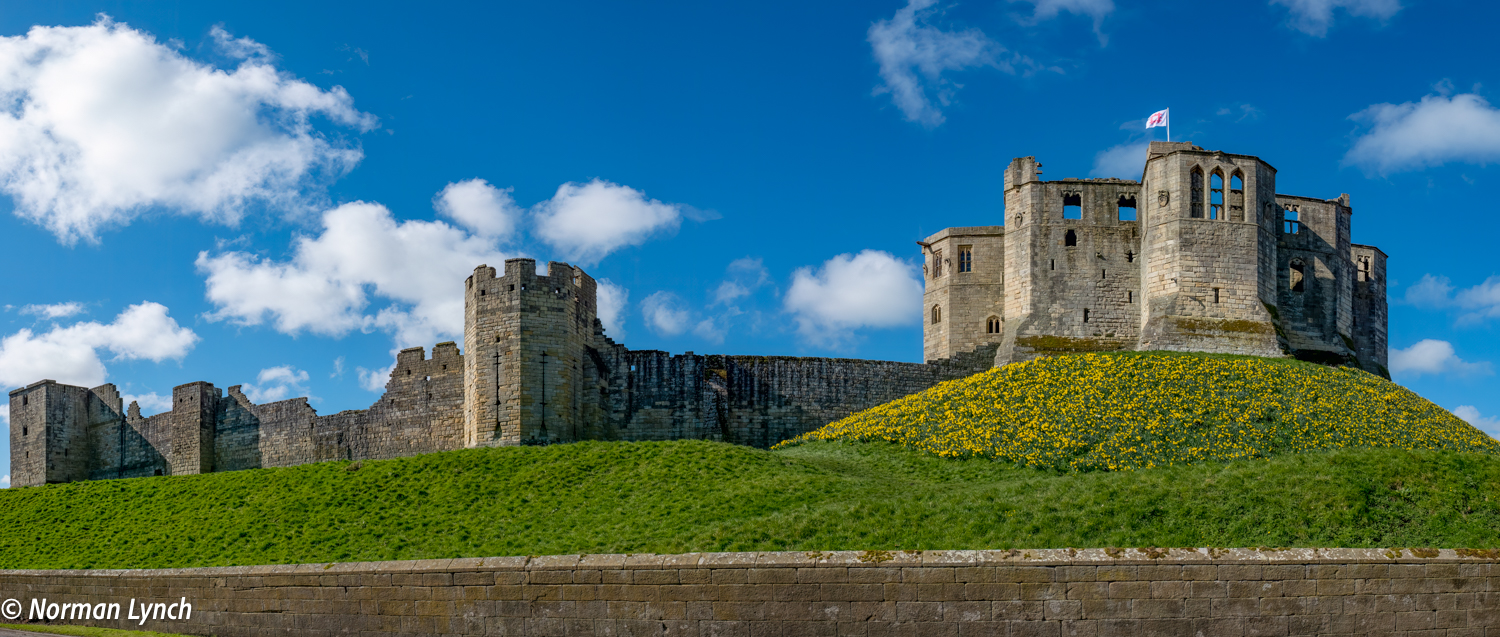 Warkworth Castle Northumberland UK-