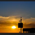 Warme Stimmung am Flughafen