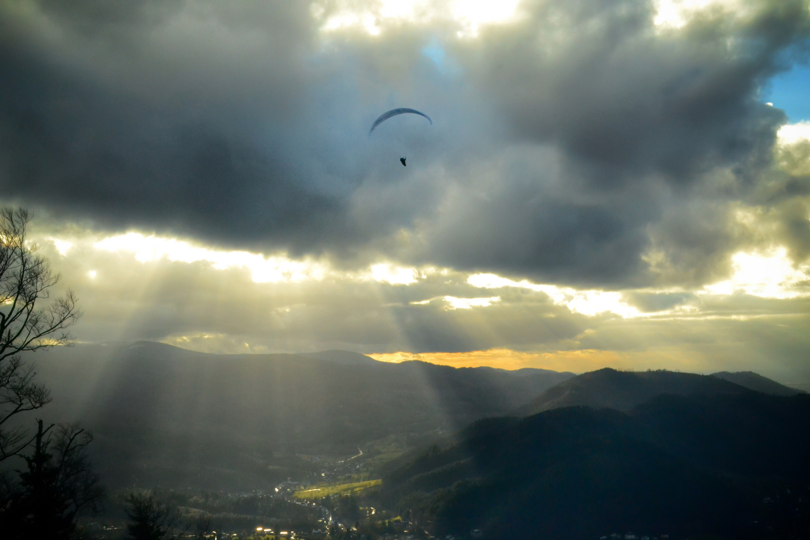 warmer Wintertag in Baden-Baden