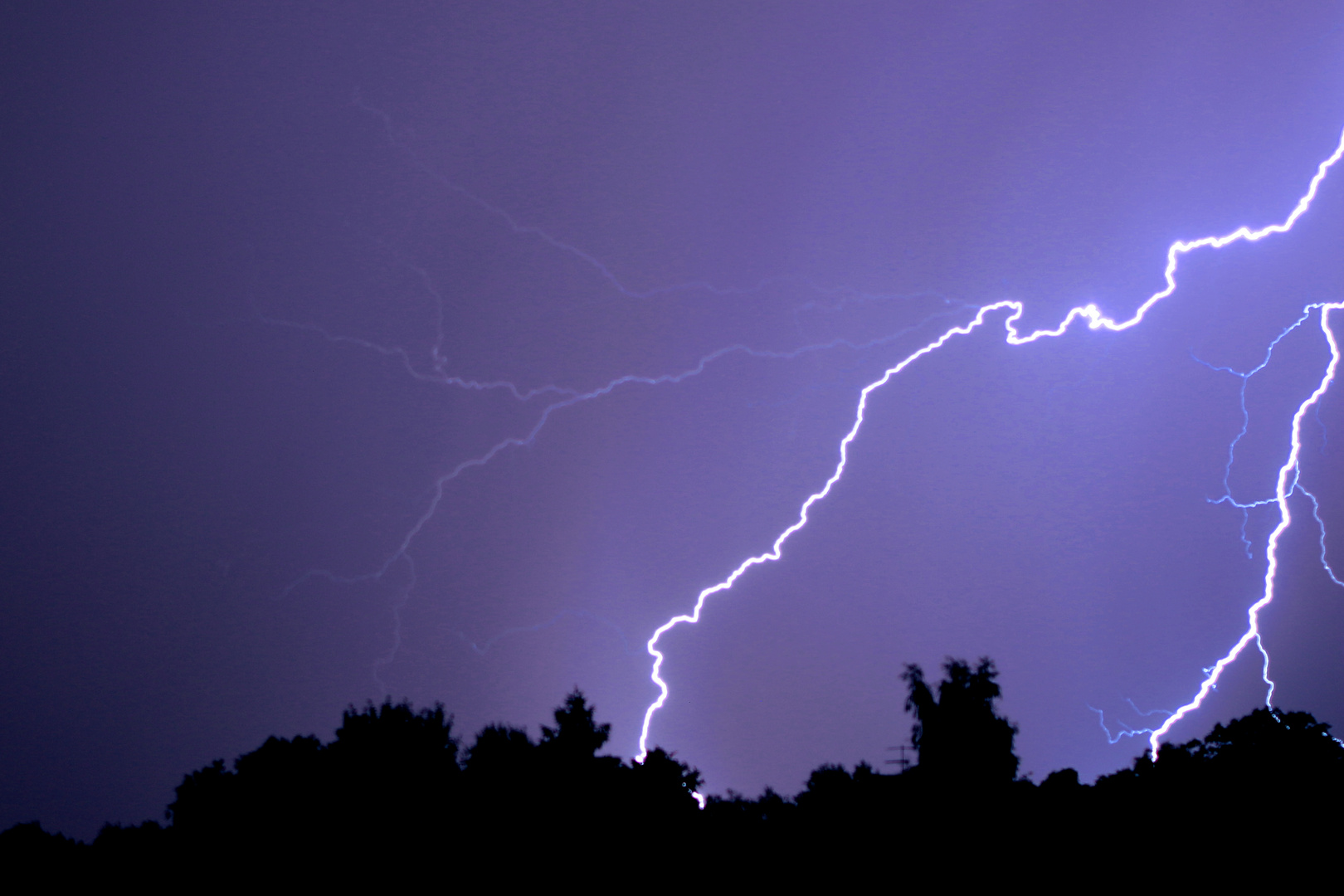 Warmes Sommergewitter