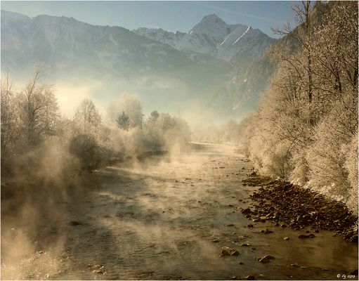 ... warmes wasser ...