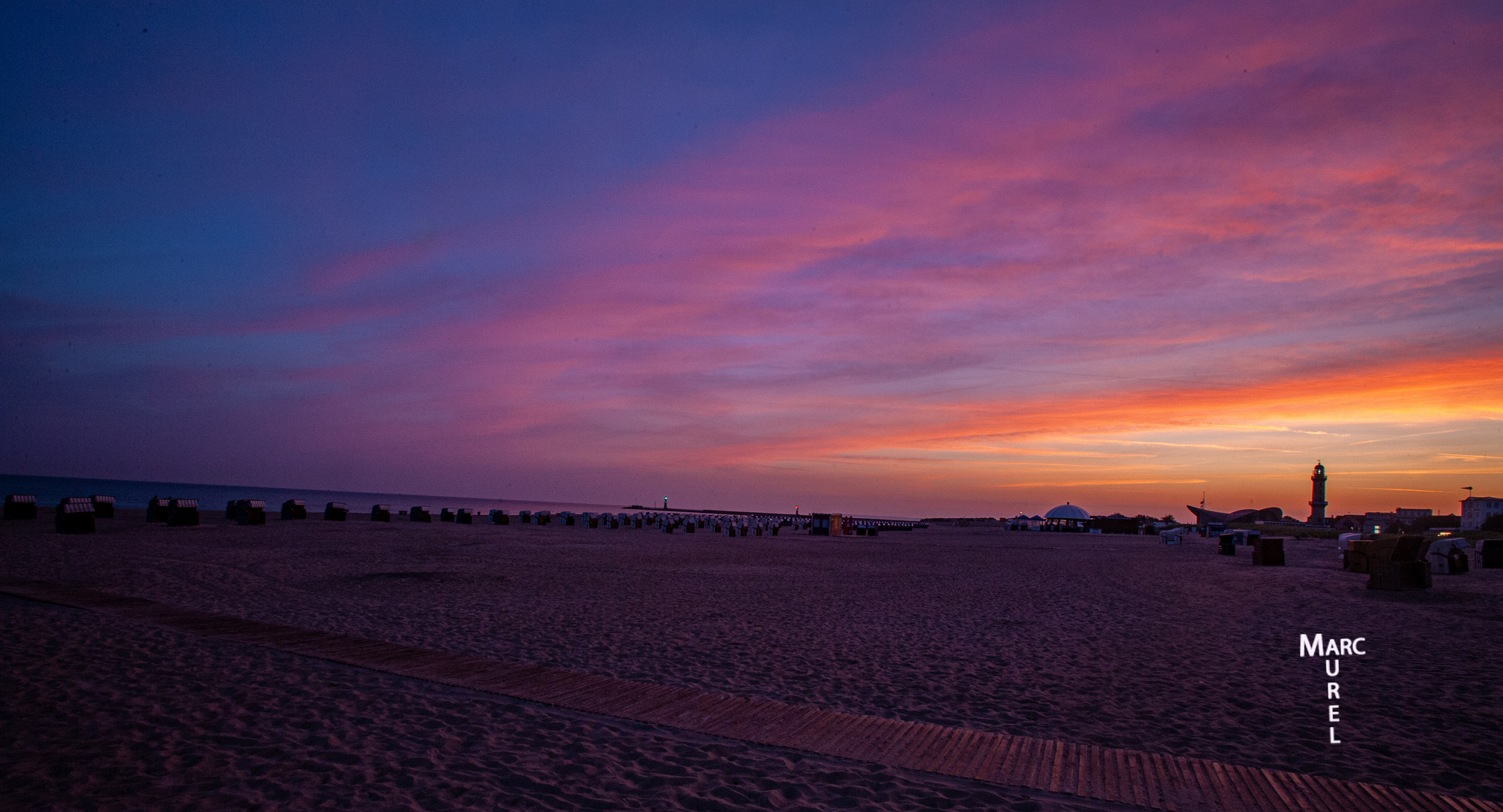 Warnemünde 2023 Sonnenaugang