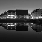 Warnemünde - Alter Strom during "blue hour" after sunset