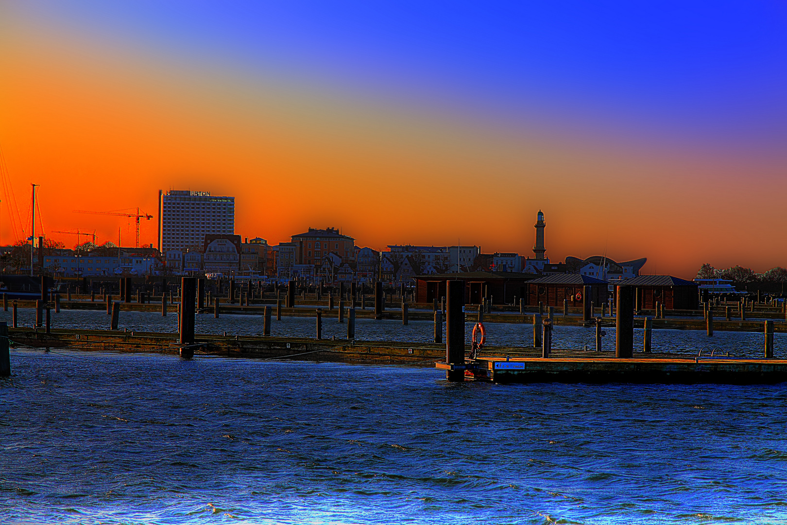 Warnemünde am Freitag den 13. im jahre 2012