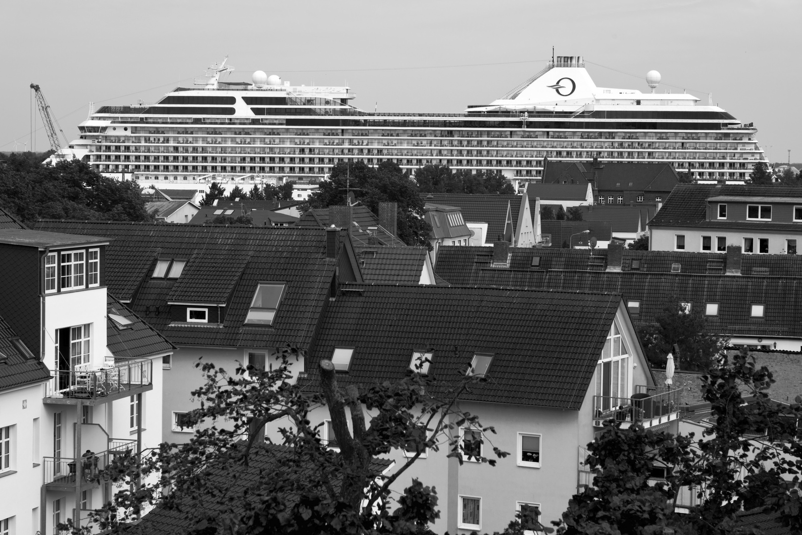 Warnemünde - and the giant passenger ships
