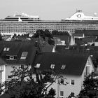 Warnemünde - and the giant passenger ships