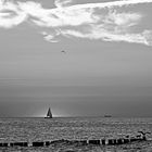 Warnemünde beach - summer sunset mood