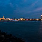 _Warnemünde bei Nacht  - Thementag Blauer Montag