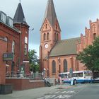 Warnemünde Blick zur Kirche