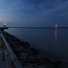 Warnemünde - Einfahrt zum Hafen