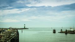 Warnemünde - Einmündung alter Hafen