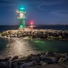 Warnemünde Hafen bei Nacht